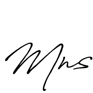 Make a beautiful signature design for name Mns. Use this online signature maker to create a handwritten signature for free. Mns signature style 7 images and pictures png