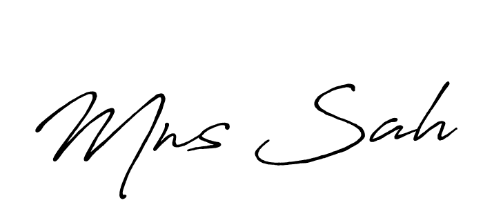 You can use this online signature creator to create a handwritten signature for the name Mns Sah. This is the best online autograph maker. Mns Sah signature style 7 images and pictures png