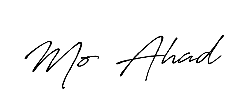 You can use this online signature creator to create a handwritten signature for the name Mo  Ahad. This is the best online autograph maker. Mo  Ahad signature style 7 images and pictures png