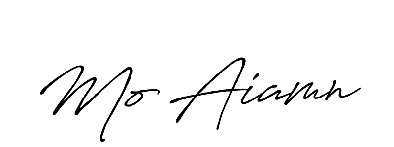 The best way (Antro_Vectra_Bolder) to make a short signature is to pick only two or three words in your name. The name Mo Aiamn include a total of six letters. For converting this name. Mo Aiamn signature style 7 images and pictures png