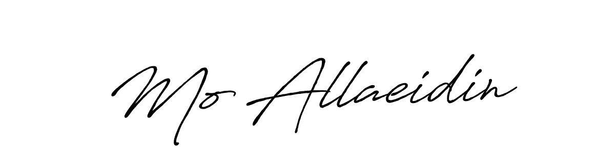 Use a signature maker to create a handwritten signature online. With this signature software, you can design (Antro_Vectra_Bolder) your own signature for name Mo Allaeidin. Mo Allaeidin signature style 7 images and pictures png