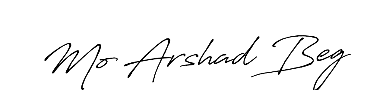 if you are searching for the best signature style for your name Mo Arshad Beg. so please give up your signature search. here we have designed multiple signature styles  using Antro_Vectra_Bolder. Mo Arshad Beg signature style 7 images and pictures png