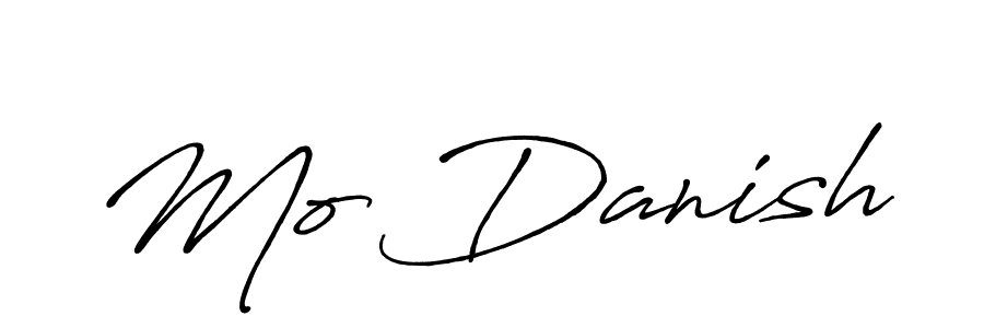 Also we have Mo Danish name is the best signature style. Create professional handwritten signature collection using Antro_Vectra_Bolder autograph style. Mo Danish signature style 7 images and pictures png