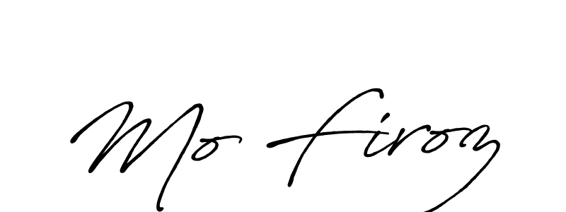 You should practise on your own different ways (Antro_Vectra_Bolder) to write your name (Mo Firoz) in signature. don't let someone else do it for you. Mo Firoz signature style 7 images and pictures png