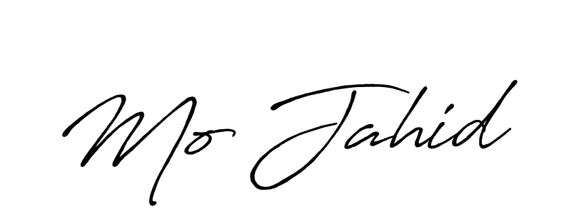 Once you've used our free online signature maker to create your best signature Antro_Vectra_Bolder style, it's time to enjoy all of the benefits that Mo Jahid name signing documents. Mo Jahid signature style 7 images and pictures png