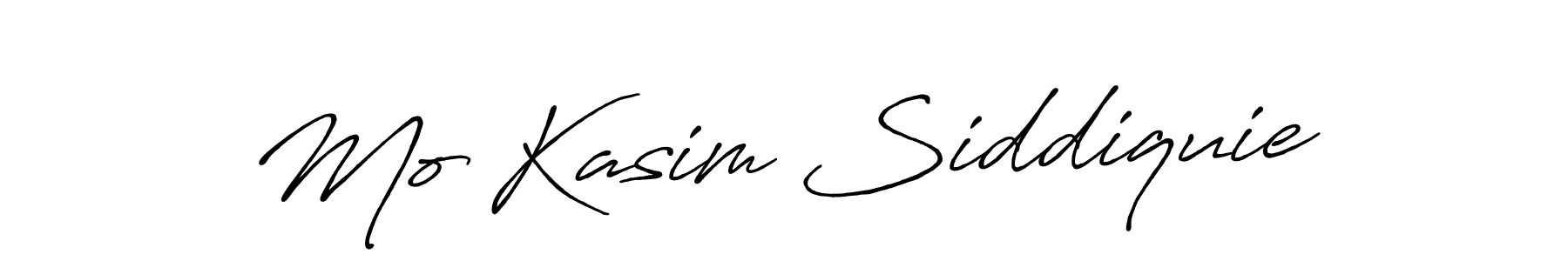 Also we have Mo Kasim Siddiquie name is the best signature style. Create professional handwritten signature collection using Antro_Vectra_Bolder autograph style. Mo Kasim Siddiquie signature style 7 images and pictures png