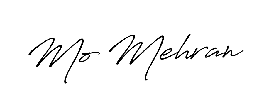 Make a beautiful signature design for name Mo Mehran. With this signature (Antro_Vectra_Bolder) style, you can create a handwritten signature for free. Mo Mehran signature style 7 images and pictures png
