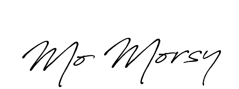 if you are searching for the best signature style for your name Mo Morsy. so please give up your signature search. here we have designed multiple signature styles  using Antro_Vectra_Bolder. Mo Morsy signature style 7 images and pictures png