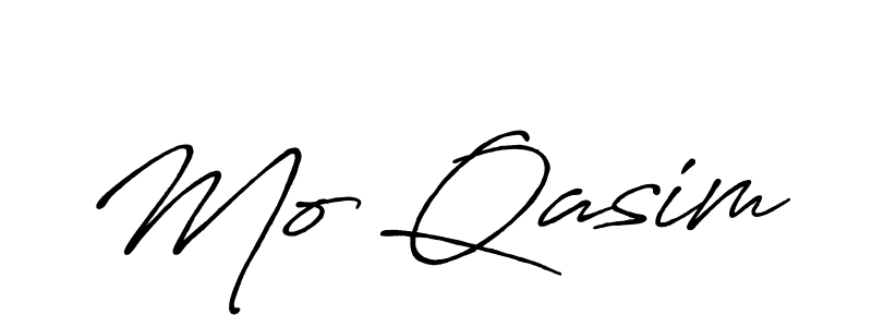 Design your own signature with our free online signature maker. With this signature software, you can create a handwritten (Antro_Vectra_Bolder) signature for name Mo Qasim. Mo Qasim signature style 7 images and pictures png