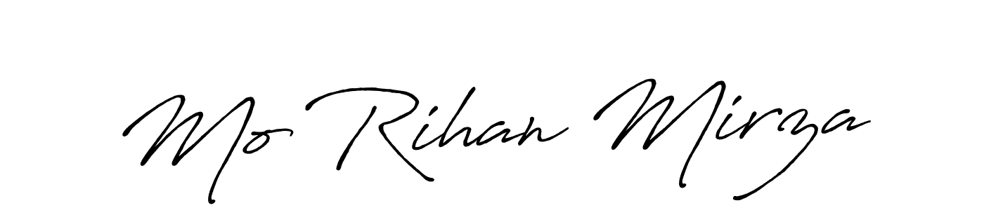 You can use this online signature creator to create a handwritten signature for the name Mo Rihan Mirza. This is the best online autograph maker. Mo Rihan Mirza signature style 7 images and pictures png