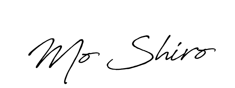 How to make Mo Shiro name signature. Use Antro_Vectra_Bolder style for creating short signs online. This is the latest handwritten sign. Mo Shiro signature style 7 images and pictures png