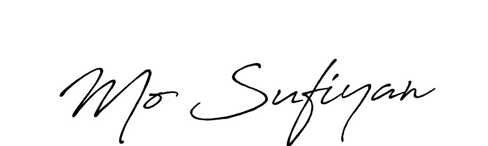 Make a beautiful signature design for name Mo Sufiyan. Use this online signature maker to create a handwritten signature for free. Mo Sufiyan signature style 7 images and pictures png