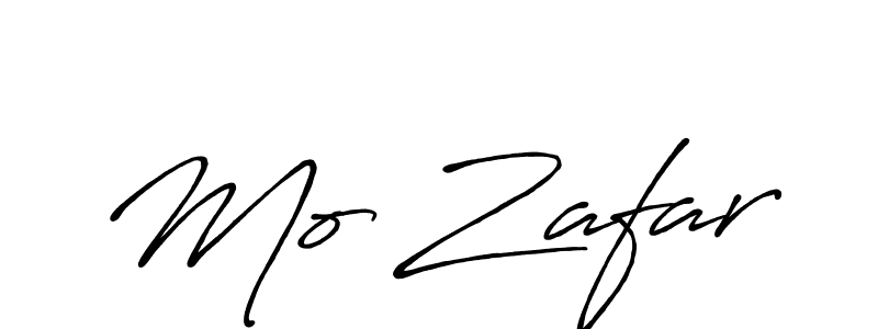 How to make Mo Zafar signature? Antro_Vectra_Bolder is a professional autograph style. Create handwritten signature for Mo Zafar name. Mo Zafar signature style 7 images and pictures png