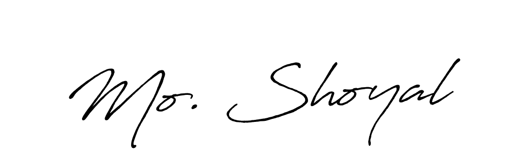 Also You can easily find your signature by using the search form. We will create Mo. Shoyal name handwritten signature images for you free of cost using Antro_Vectra_Bolder sign style. Mo. Shoyal signature style 7 images and pictures png