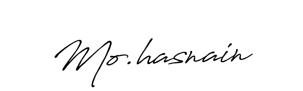 You should practise on your own different ways (Antro_Vectra_Bolder) to write your name (Mo.hasnain) in signature. don't let someone else do it for you. Mo.hasnain signature style 7 images and pictures png