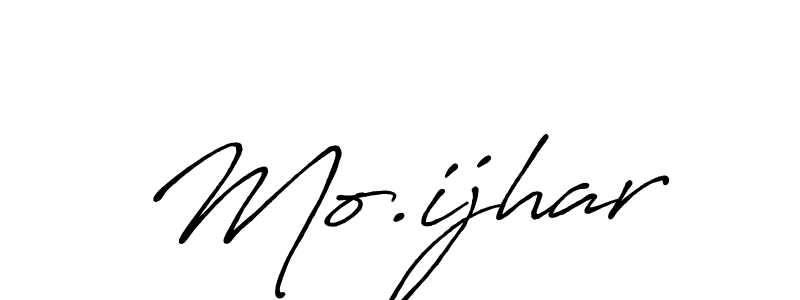 Also You can easily find your signature by using the search form. We will create Mo.ijhar name handwritten signature images for you free of cost using Antro_Vectra_Bolder sign style. Mo.ijhar signature style 7 images and pictures png
