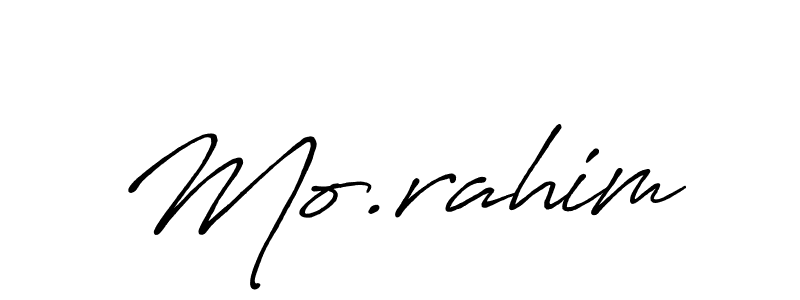if you are searching for the best signature style for your name Mo.rahim. so please give up your signature search. here we have designed multiple signature styles  using Antro_Vectra_Bolder. Mo.rahim signature style 7 images and pictures png