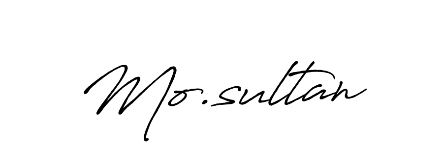 Create a beautiful signature design for name Mo.sultan. With this signature (Antro_Vectra_Bolder) fonts, you can make a handwritten signature for free. Mo.sultan signature style 7 images and pictures png