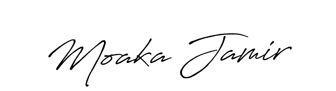 This is the best signature style for the Moaka Jamir name. Also you like these signature font (Antro_Vectra_Bolder). Mix name signature. Moaka Jamir signature style 7 images and pictures png