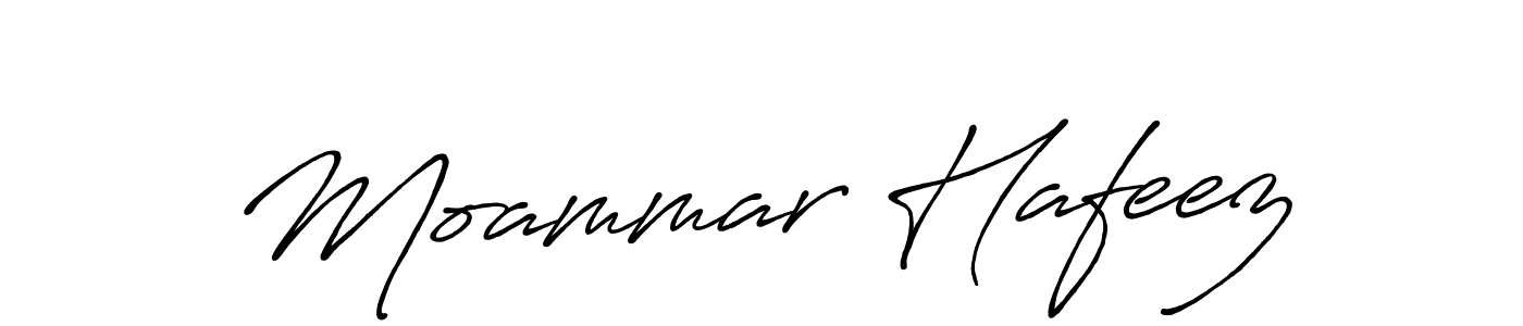 Make a beautiful signature design for name Moammar Hafeez. Use this online signature maker to create a handwritten signature for free. Moammar Hafeez signature style 7 images and pictures png