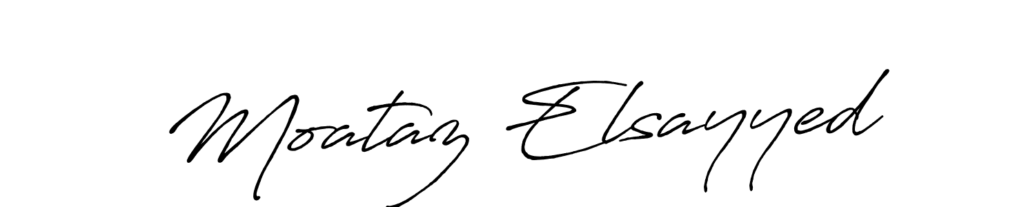 Also we have Moataz Elsayyed name is the best signature style. Create professional handwritten signature collection using Antro_Vectra_Bolder autograph style. Moataz Elsayyed signature style 7 images and pictures png