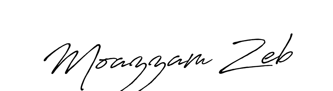 The best way (Antro_Vectra_Bolder) to make a short signature is to pick only two or three words in your name. The name Moazzam Zeb include a total of six letters. For converting this name. Moazzam Zeb signature style 7 images and pictures png