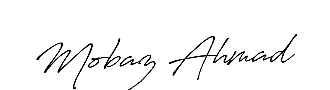 How to make Mobaz Ahmad signature? Antro_Vectra_Bolder is a professional autograph style. Create handwritten signature for Mobaz Ahmad name. Mobaz Ahmad signature style 7 images and pictures png