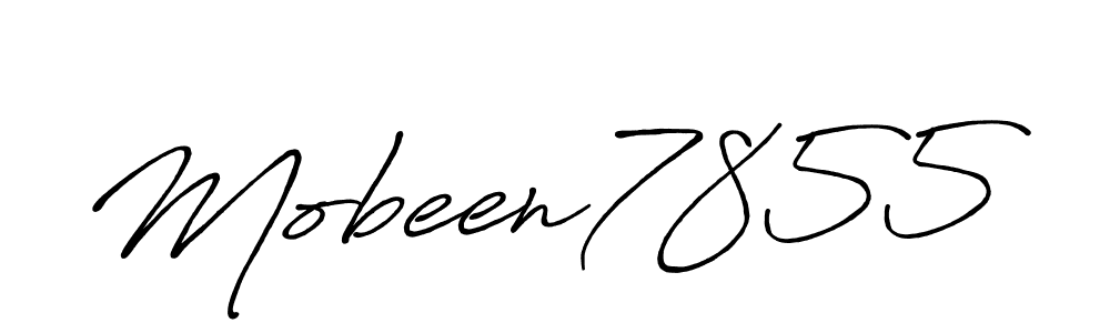 How to make Mobeen7855 signature? Antro_Vectra_Bolder is a professional autograph style. Create handwritten signature for Mobeen7855 name. Mobeen7855 signature style 7 images and pictures png