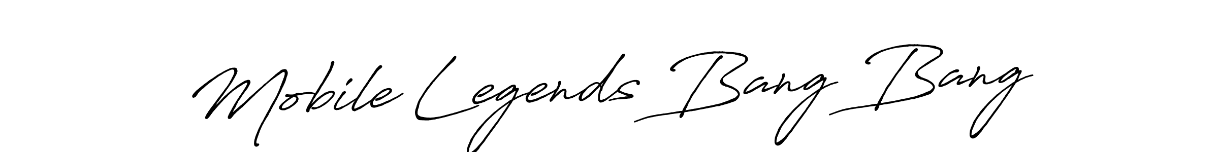 It looks lik you need a new signature style for name Mobile Legends Bang Bang. Design unique handwritten (Antro_Vectra_Bolder) signature with our free signature maker in just a few clicks. Mobile Legends Bang Bang signature style 7 images and pictures png