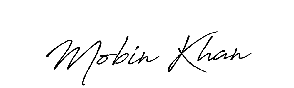 How to make Mobin Khan signature? Antro_Vectra_Bolder is a professional autograph style. Create handwritten signature for Mobin Khan name. Mobin Khan signature style 7 images and pictures png