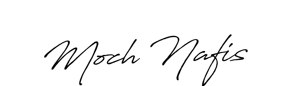 The best way (Antro_Vectra_Bolder) to make a short signature is to pick only two or three words in your name. The name Moch Nafis include a total of six letters. For converting this name. Moch Nafis signature style 7 images and pictures png