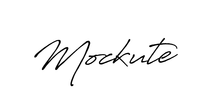 The best way (Antro_Vectra_Bolder) to make a short signature is to pick only two or three words in your name. The name Mockute include a total of six letters. For converting this name. Mockute signature style 7 images and pictures png