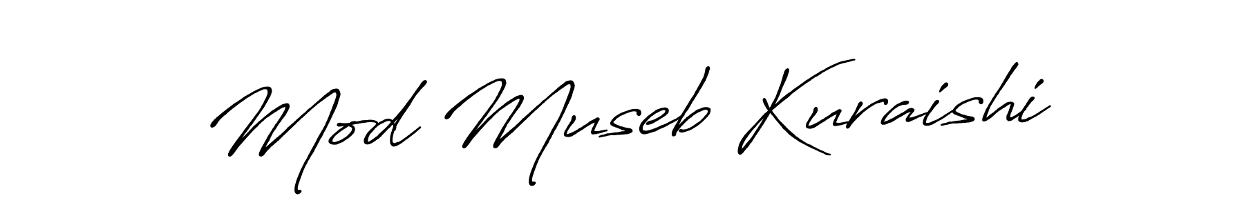 How to make Mod Museb Kuraishi signature? Antro_Vectra_Bolder is a professional autograph style. Create handwritten signature for Mod Museb Kuraishi name. Mod Museb Kuraishi signature style 7 images and pictures png