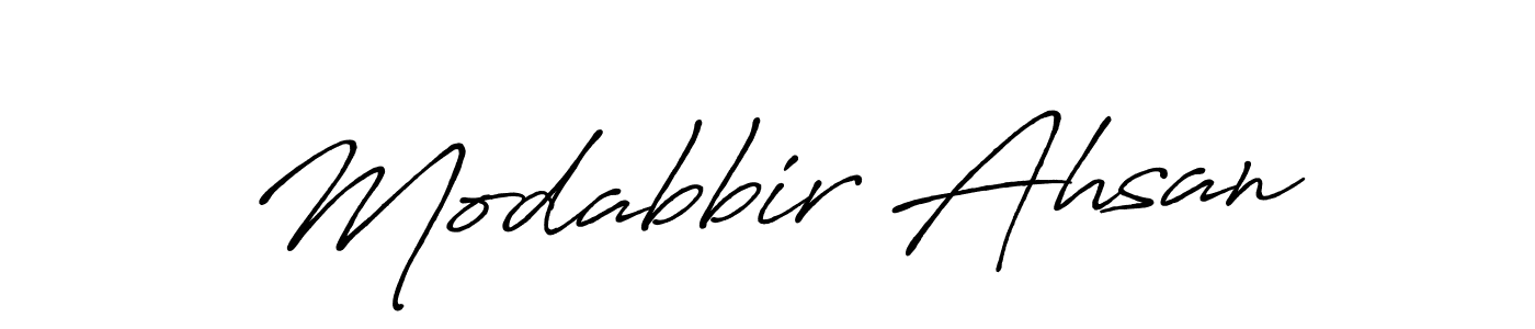 if you are searching for the best signature style for your name Modabbir Ahsan. so please give up your signature search. here we have designed multiple signature styles  using Antro_Vectra_Bolder. Modabbir Ahsan signature style 7 images and pictures png