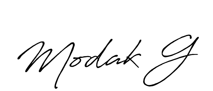 It looks lik you need a new signature style for name Modak G. Design unique handwritten (Antro_Vectra_Bolder) signature with our free signature maker in just a few clicks. Modak G signature style 7 images and pictures png