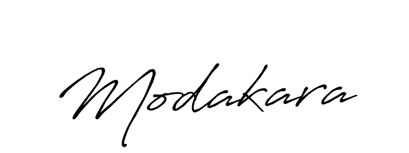 Design your own signature with our free online signature maker. With this signature software, you can create a handwritten (Antro_Vectra_Bolder) signature for name Modakara. Modakara signature style 7 images and pictures png