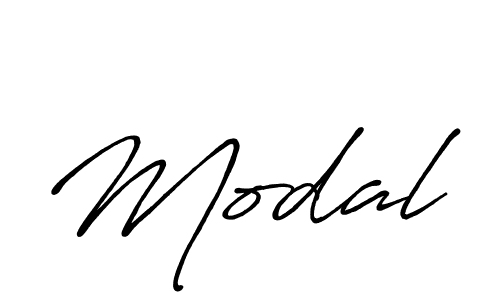 Use a signature maker to create a handwritten signature online. With this signature software, you can design (Antro_Vectra_Bolder) your own signature for name Modal. Modal signature style 7 images and pictures png