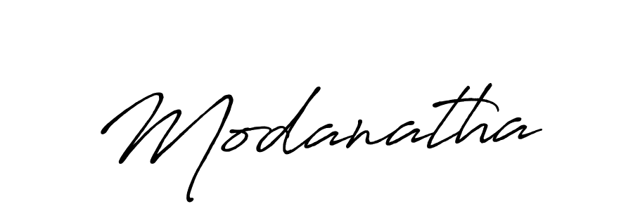 Make a beautiful signature design for name Modanatha. With this signature (Antro_Vectra_Bolder) style, you can create a handwritten signature for free. Modanatha signature style 7 images and pictures png