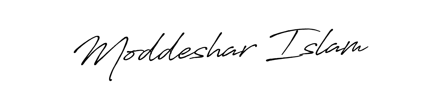 How to make Moddeshar Islam signature? Antro_Vectra_Bolder is a professional autograph style. Create handwritten signature for Moddeshar Islam name. Moddeshar Islam signature style 7 images and pictures png