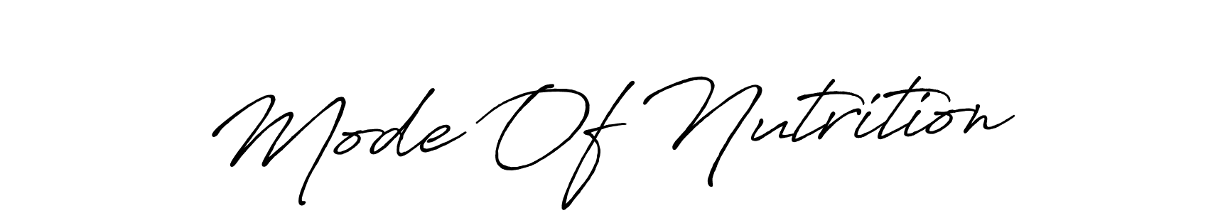 It looks lik you need a new signature style for name Mode Of Nutrition. Design unique handwritten (Antro_Vectra_Bolder) signature with our free signature maker in just a few clicks. Mode Of Nutrition signature style 7 images and pictures png