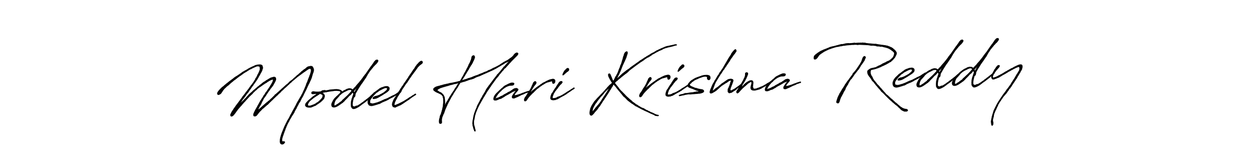 The best way (Antro_Vectra_Bolder) to make a short signature is to pick only two or three words in your name. The name Model Hari Krishna Reddy include a total of six letters. For converting this name. Model Hari Krishna Reddy signature style 7 images and pictures png