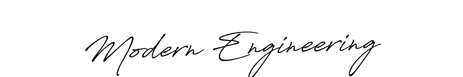 It looks lik you need a new signature style for name Modern Engineering. Design unique handwritten (Antro_Vectra_Bolder) signature with our free signature maker in just a few clicks. Modern Engineering signature style 7 images and pictures png