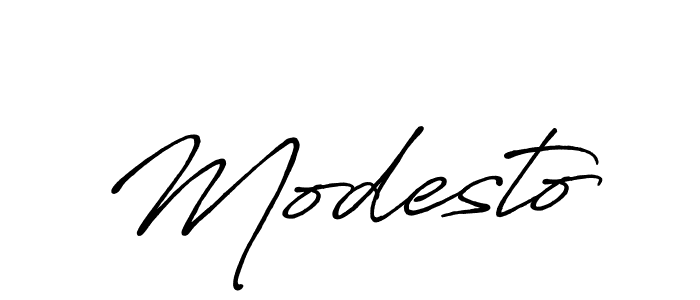 It looks lik you need a new signature style for name Modesto. Design unique handwritten (Antro_Vectra_Bolder) signature with our free signature maker in just a few clicks. Modesto signature style 7 images and pictures png