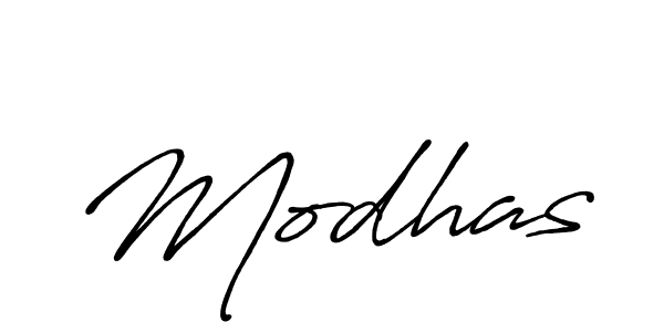 How to make Modhas name signature. Use Antro_Vectra_Bolder style for creating short signs online. This is the latest handwritten sign. Modhas signature style 7 images and pictures png