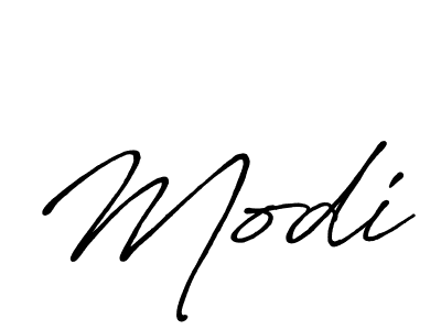 Design your own signature with our free online signature maker. With this signature software, you can create a handwritten (Antro_Vectra_Bolder) signature for name Modi. Modi signature style 7 images and pictures png