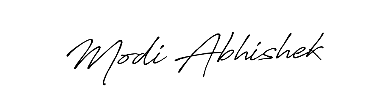 Use a signature maker to create a handwritten signature online. With this signature software, you can design (Antro_Vectra_Bolder) your own signature for name Modi Abhishek. Modi Abhishek signature style 7 images and pictures png