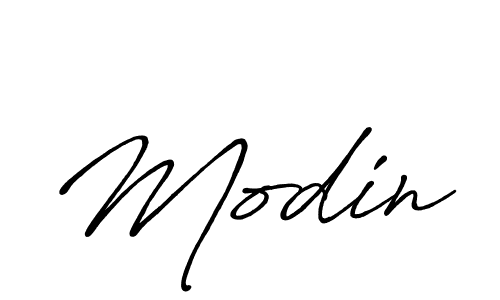 Modin stylish signature style. Best Handwritten Sign (Antro_Vectra_Bolder) for my name. Handwritten Signature Collection Ideas for my name Modin. Modin signature style 7 images and pictures png