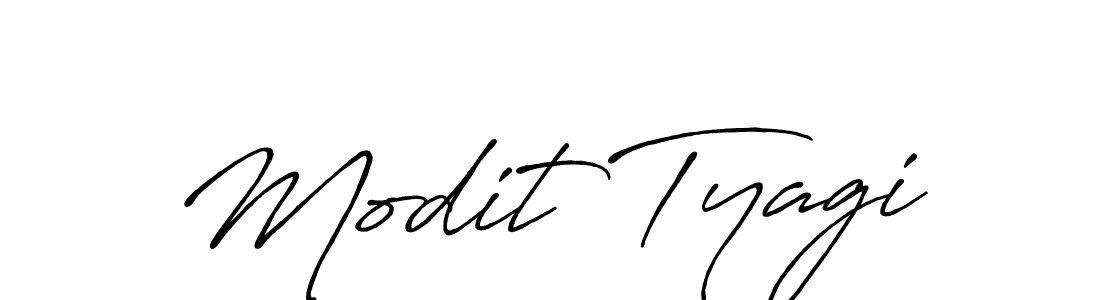 Make a beautiful signature design for name Modit Tyagi. Use this online signature maker to create a handwritten signature for free. Modit Tyagi signature style 7 images and pictures png