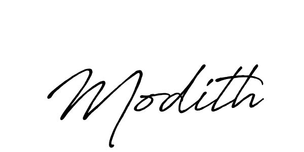 Modith stylish signature style. Best Handwritten Sign (Antro_Vectra_Bolder) for my name. Handwritten Signature Collection Ideas for my name Modith. Modith signature style 7 images and pictures png