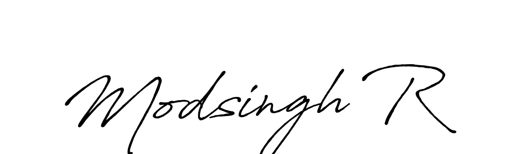 Make a beautiful signature design for name Modsingh R. Use this online signature maker to create a handwritten signature for free. Modsingh R signature style 7 images and pictures png